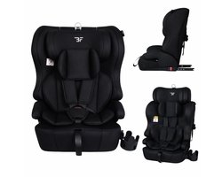 Bebies First Autostoel Isofix Grandtour Allure Groep 1/2/3 9-36 kg (76 tot 150 cm) Vanaf 15 maanden tot 12 jaar – Isofix & i-Size - Met Bekerhouder - Zwart