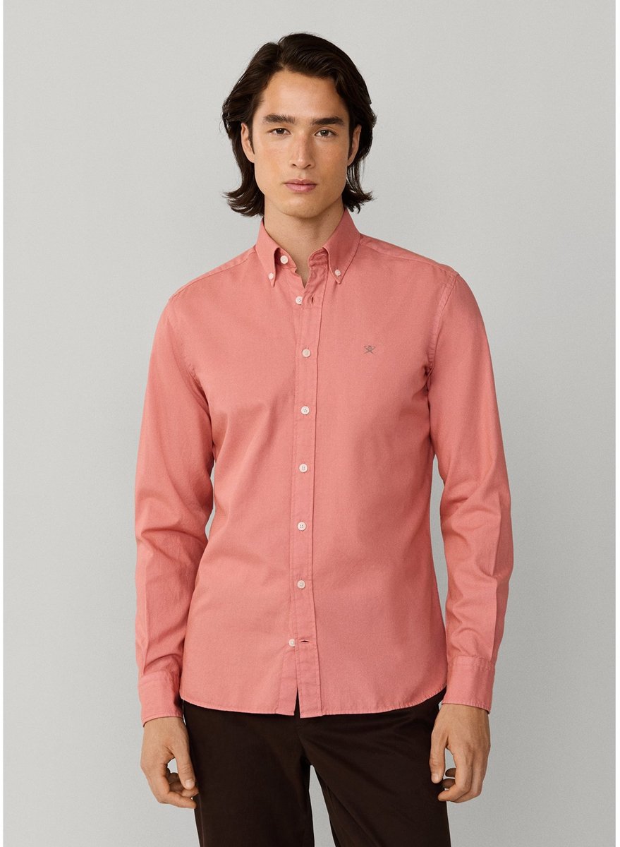 Hackett London Getailleerde oxford overhemd