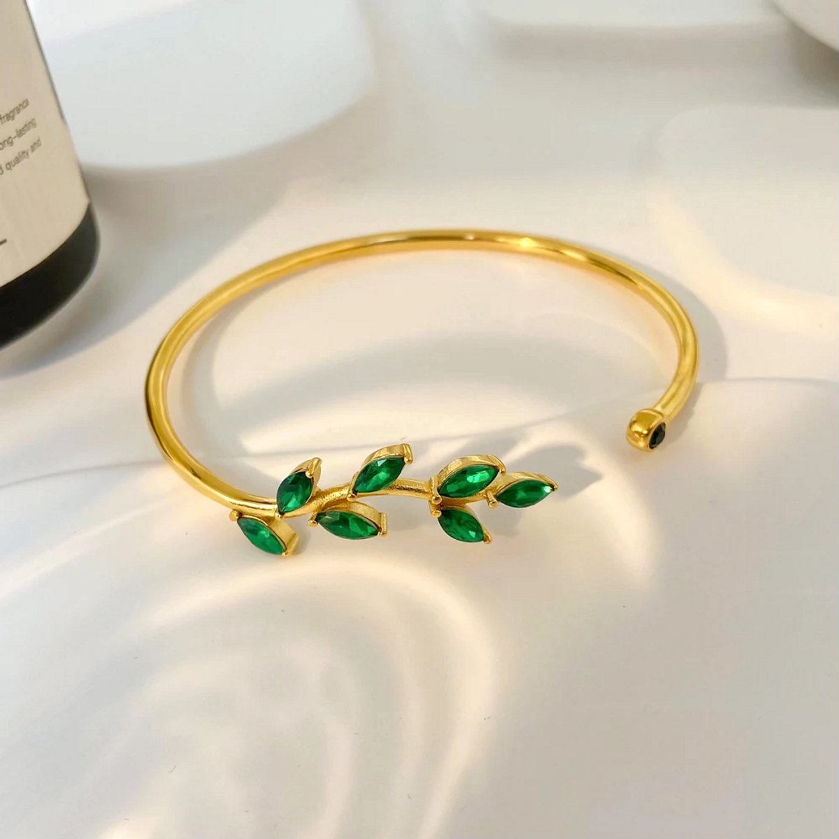 Cuff Armband met Zirkonia Stenen – Luxe & Tijdloos | Twinolo