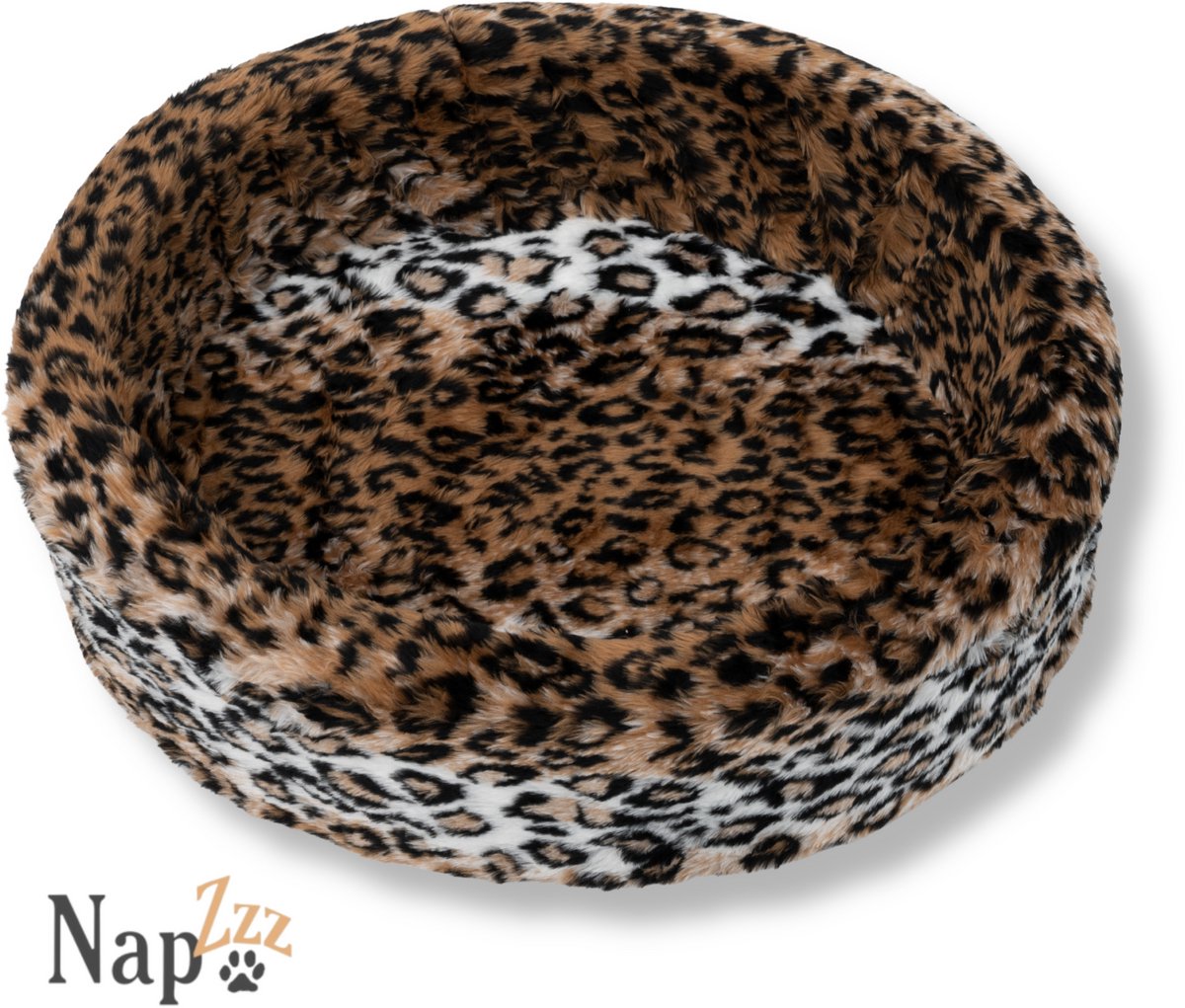 NapZZZ Orthopedische Bontmand Jaguar bruin No 6 95*82*21 cm
