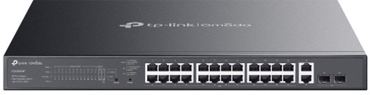 Omada - Switch, 28-Port, 24x PoE+ - Switch ES228GMP