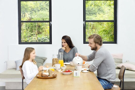 Netatmo Slimme Thermostaat - Smart Thermostaat voor CV - Werkt met Google Home, Alexa & Apple Homekit - Draadloos - Wit