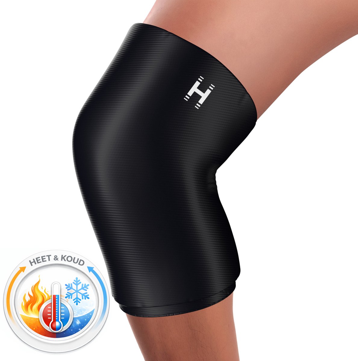 HoMedics Hot and Cold Compression Sleeve Voor de Knie en Elleboog - Koeling Sleeve - cooling - Warm & koud - Knie en Elleboog blessure - Zwellingen - Super Flexibel en Duurzaam - Herbruikbaar