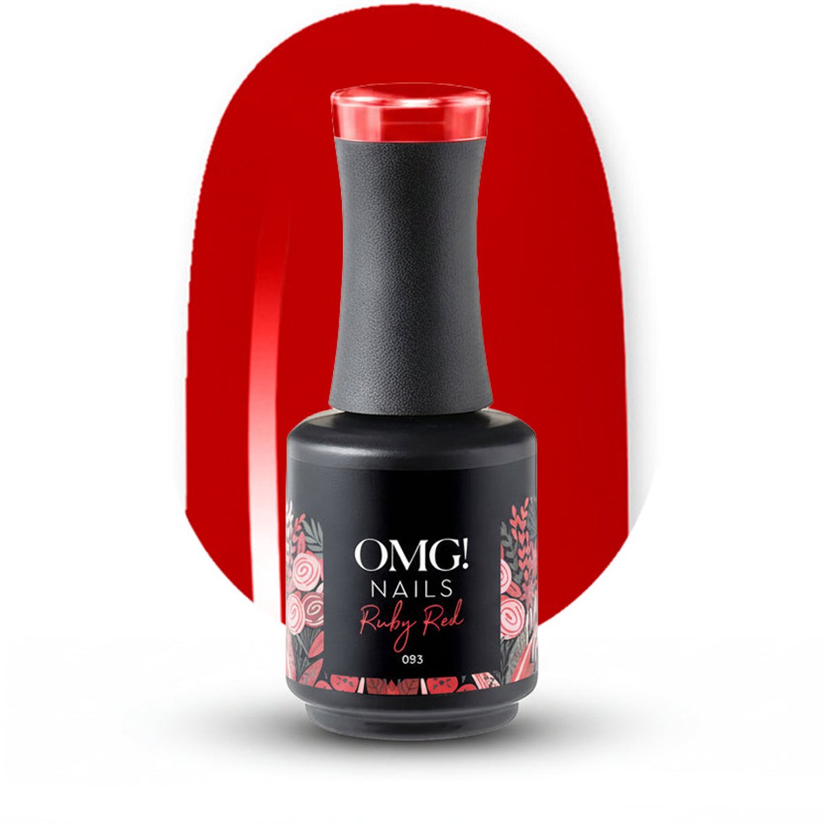 Limea OMG Gellak 093 Ruby Red 15ml - Gel nagellak - Rode Gel lak - OMG nails