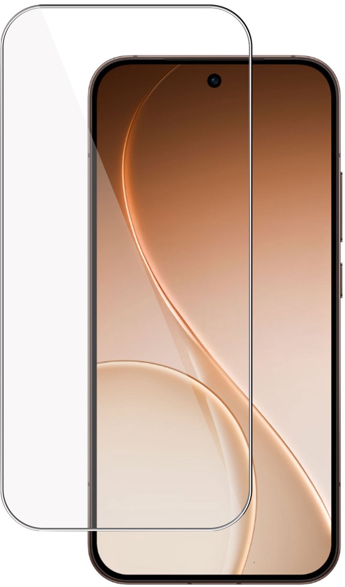 TechNow Screenprotector geschikt voor OPPO Reno 15 Pro Screenprotector - Gehard Glas - Rounded - Proteqt+