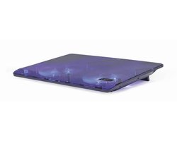Gembird Notebook Cooling Stand - Multifunctionele Laptop Standaard met Oplaadmogelijkheden - USB-C en USB-A Poorten