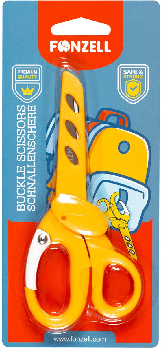 Fonzell Buckle Scissors – Clip-On Schaar met Safety Cover