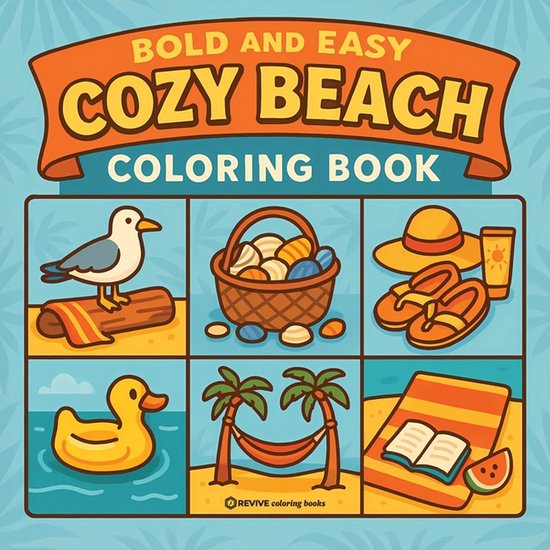 Bold & Easy Stress Relief Coloring Books- Bold & Easy Cozy B ... - cover