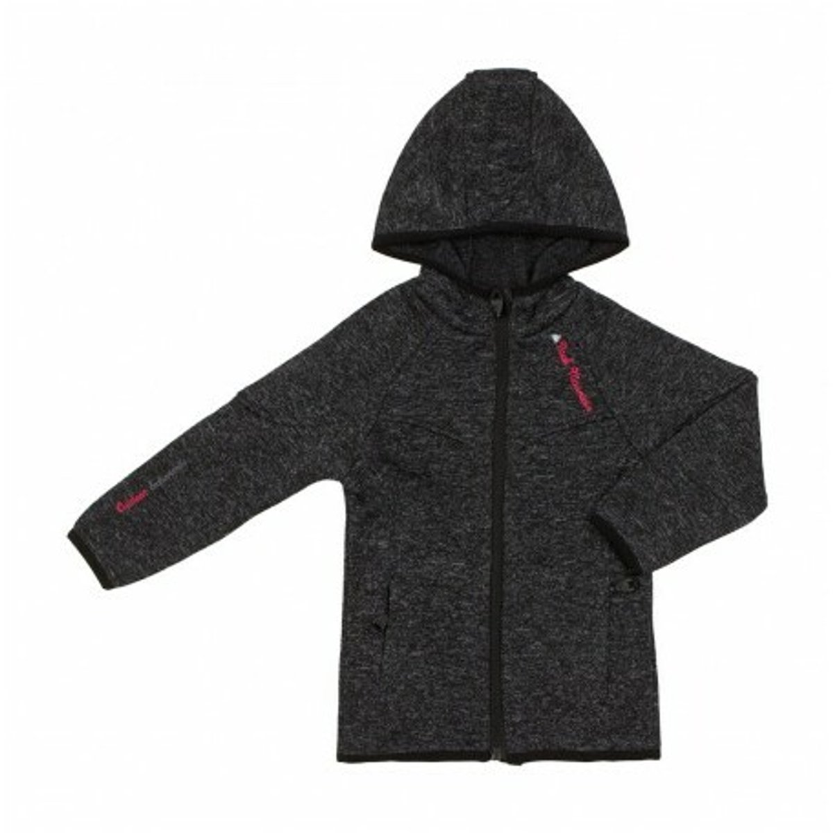 Fleece sweater voor meisjes Peak Mountain Fatora Zwart
