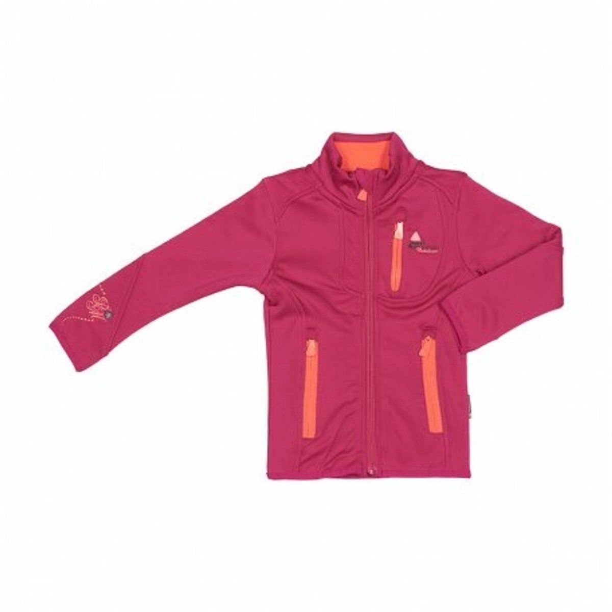 Meisjes fleece shell sweatshirt Peak Mountain Gaynur Fuschia