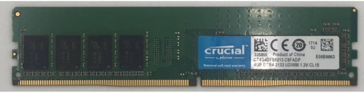 Crucial CT4G4DFS8213 4GB DDR4 2133MHz (1 x 4 GB)