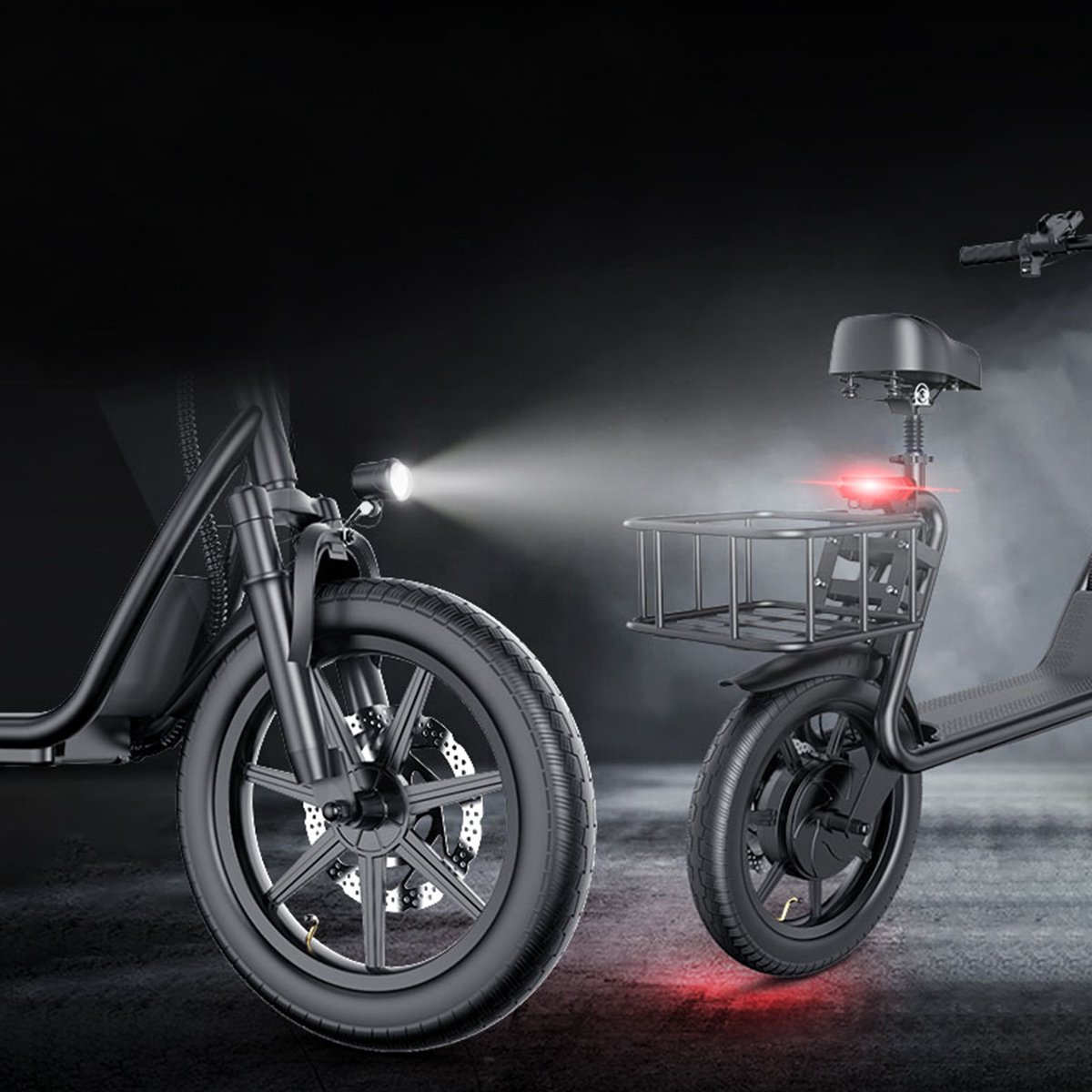 AOVOPRO ESBS Elektrische Step met Zadel 40 km/h voor - afbeelding 3