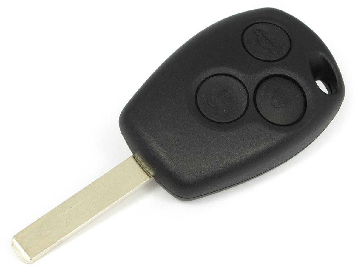 M Modecar - Autosleutelbehuizing - 3 Knoppen - Renault