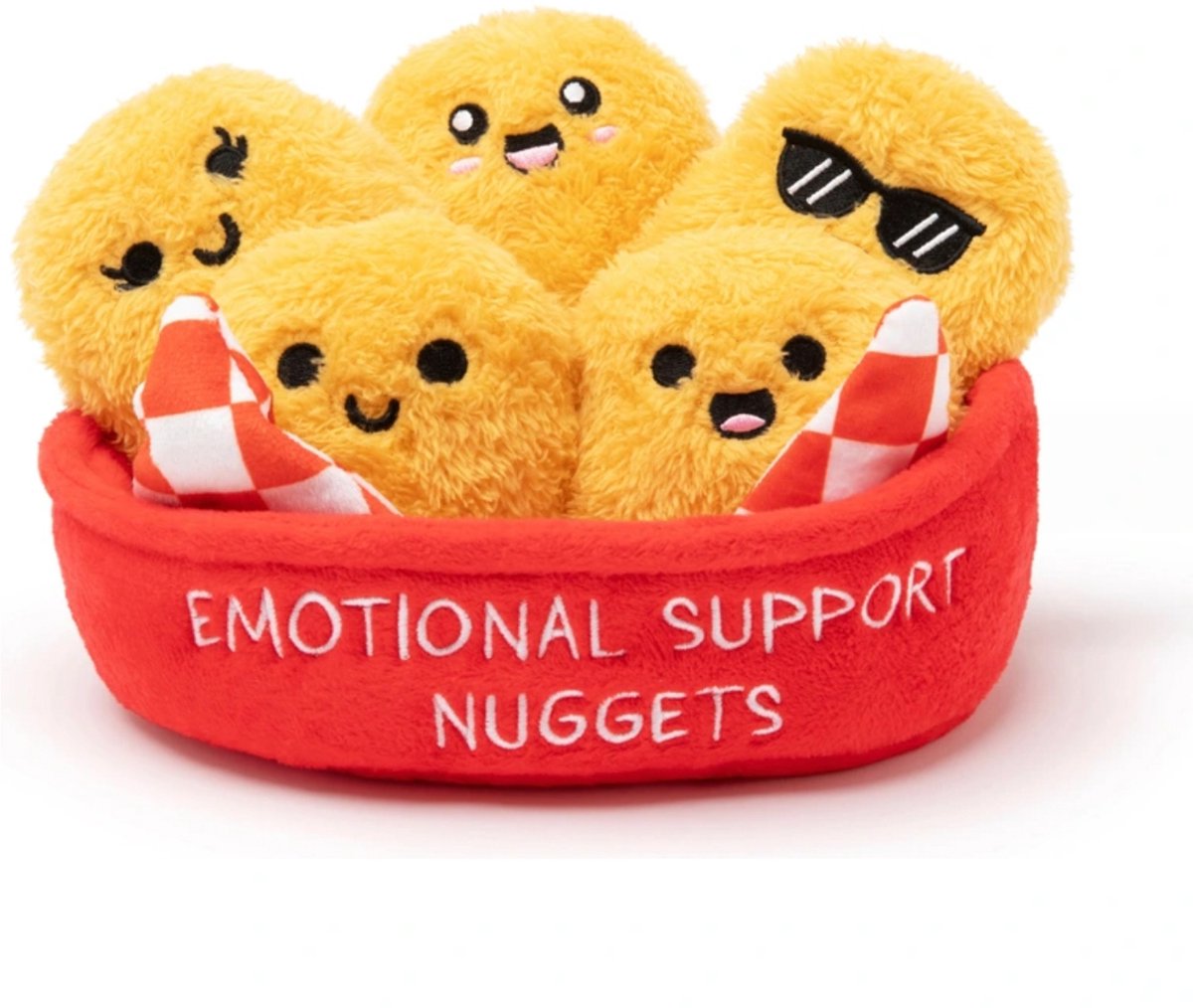 Emotional Support Nuggets - Kipnuggets knuffels - Kawaii Pluche set