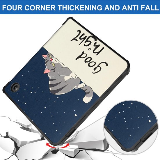 Schokbestendige Hoes voor 7 Inch E-Reader met Opvouwbare Standaard — afbeelding 2