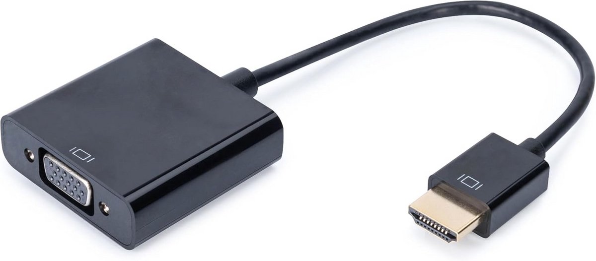 HDMI naar VGA Converter met 3.5mm Audioaansluiting - Perfect voor Oudere Monitoren