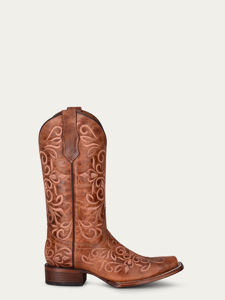 Corral Boots L5795 Dames Westernlaarzen - bruin - 40.5 (10 US)