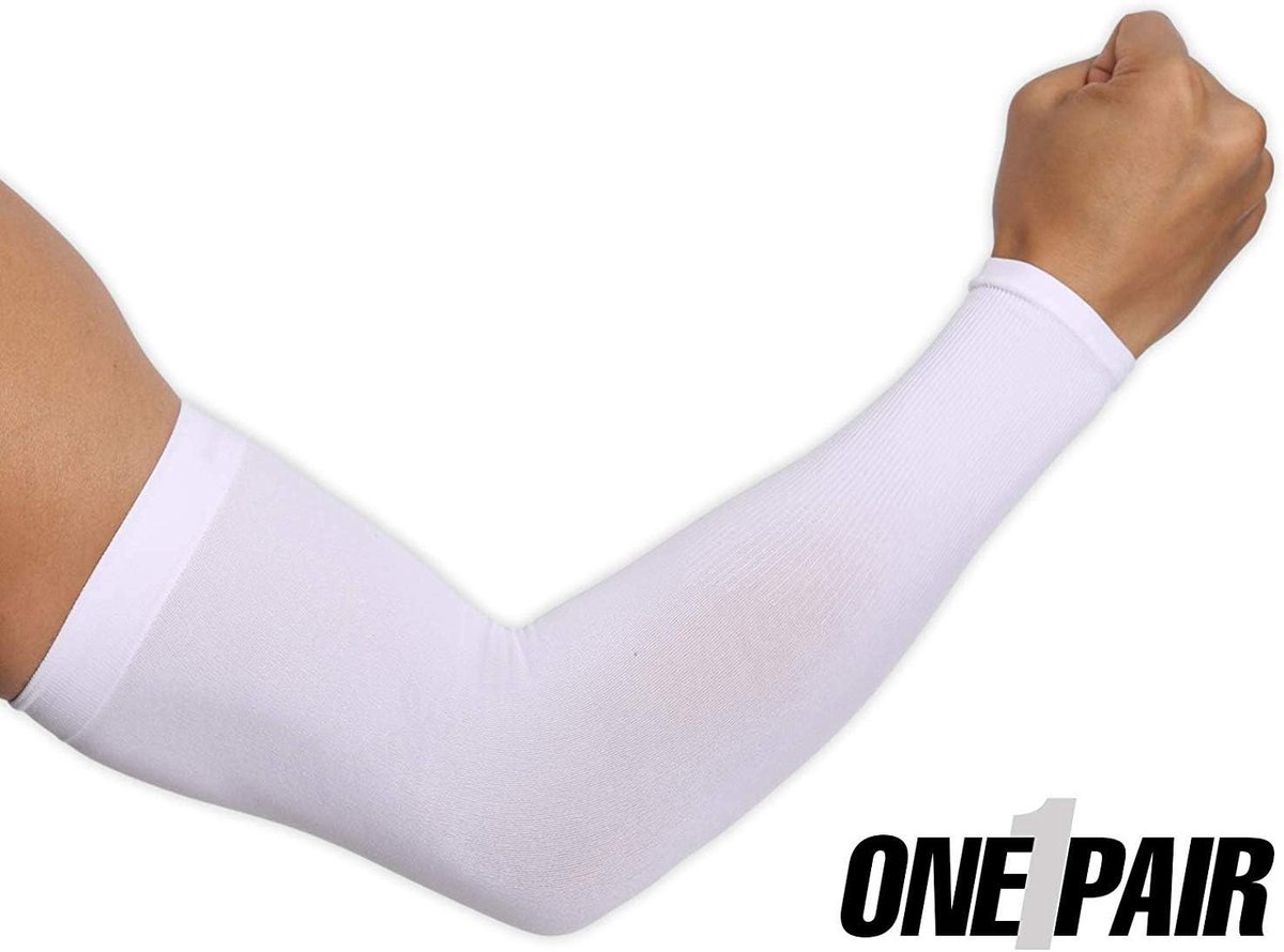 Arm Kappen UV Bescherming, UPF 50+ Ademend voor Fietsen en Sport