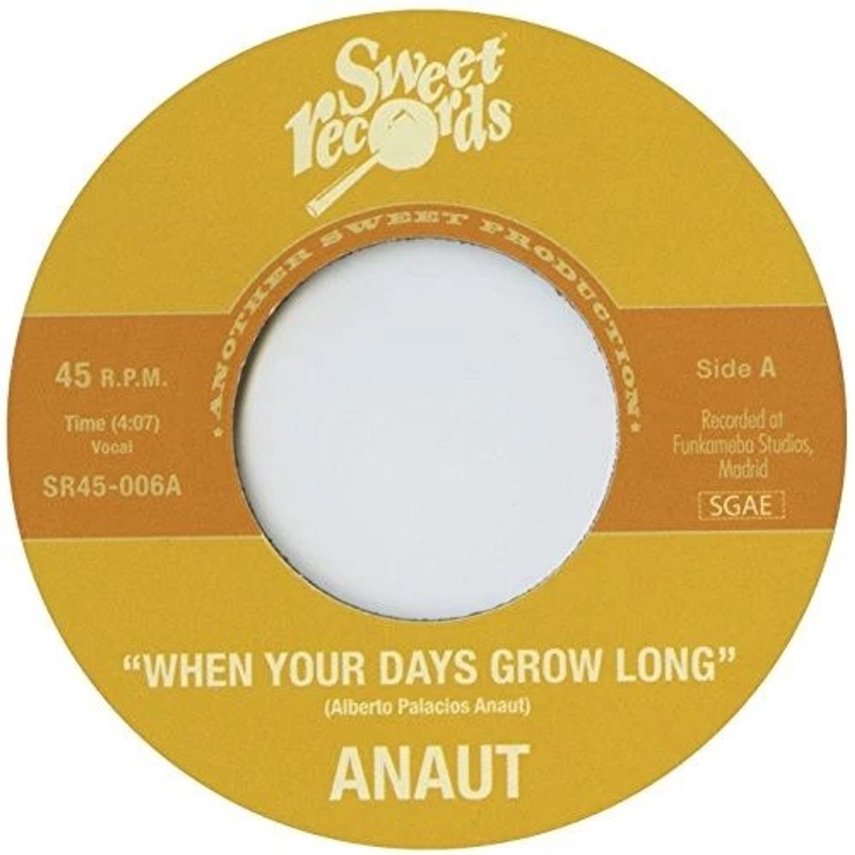 Anaut - When Your Days Grow / Black Is Black (7" Single)