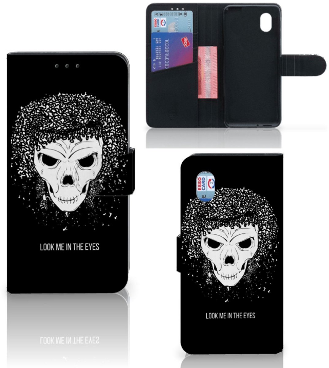 Telefoonhoesje met Naam Alcatel 1B (2020) Skull Hair
