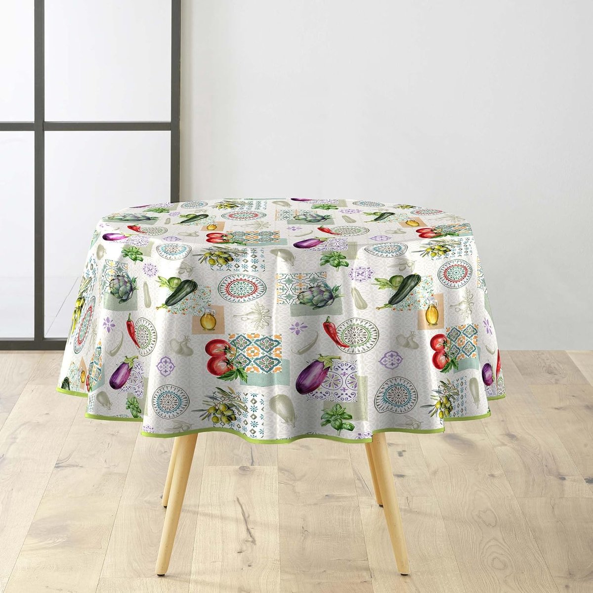 Ronde tafelkleed (Ø 160 cm) - PVC gedrukt