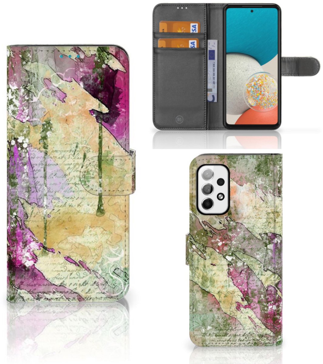 Hoesje Samsung Galaxy A73 5G Letter Painting