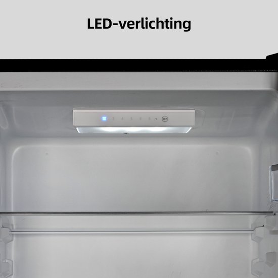 CHiQ CBM260LC - Koel-vriescombinatie - 262 Liter - 38 dB - Donker RVS - Low Frost - 12 jaar garantie op compressor