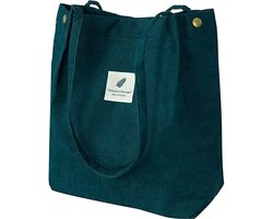 Grote Zwarte Canvas Schoudertas Voor Dames - Robuuste En Stijlvolle Shopper - Ruime Draagtas Voor Werk, Winkelen En Dagelijks Gebruik - Duurzaam Materiaal