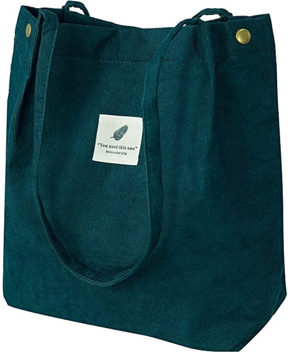 Grote Zwarte Canvas Schoudertas Voor Dames - Robuuste En Stijlvolle Shopper - Ruime Draagtas Voor Werk, Winkelen En Dagelijks Gebruik - Duurzaam Materiaal