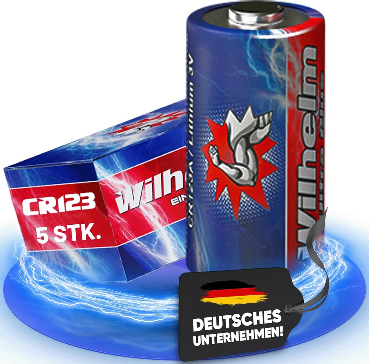 5 x CR123A Lithiumbatterijen - 3V Fotobatterijen voor Camera's en Apparaten