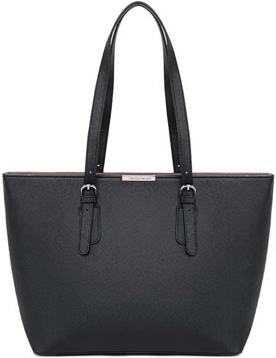 Dames Grote Tote Handtas - Schoudertas Shopper PU Leder - Ideaal voor School, Werk en Dagelijks Gebruik