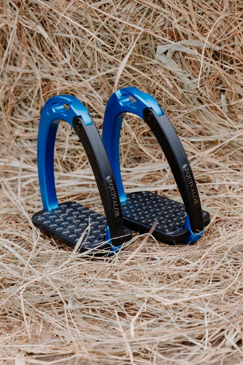 EquiValor Comfort Veiligheidsstijgbeugels – Blauw
