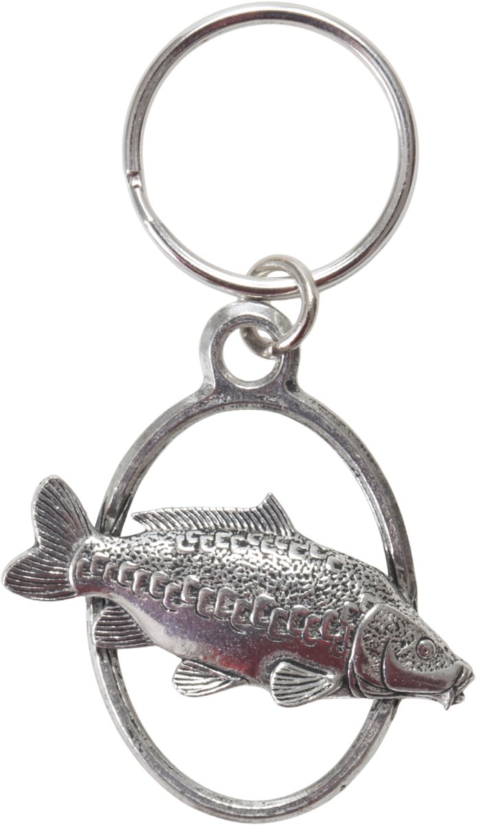 Sleutelhanger Spiegelkarper Vissen –Karpervissen Keyring Sleutelhangers Karper Vis Vissoorten Dieren