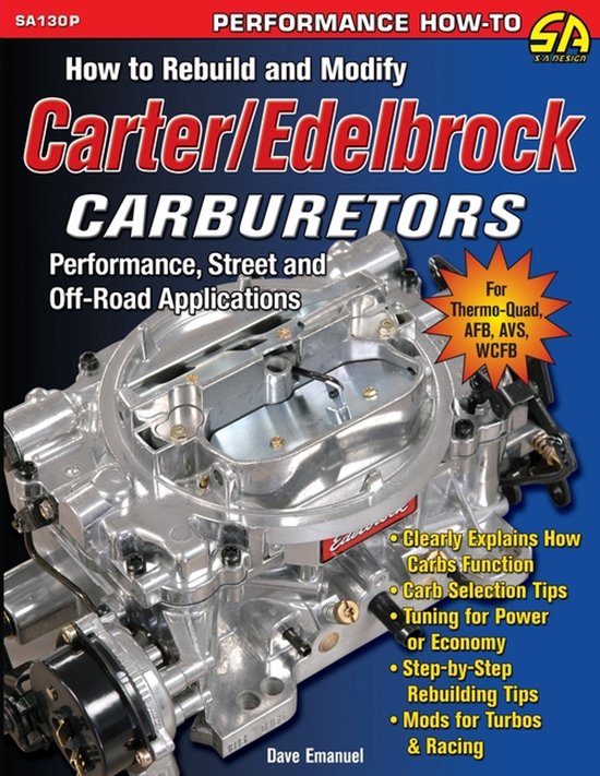 How to Rebuild and Modify Carter/Edelbrock Carburetors - cover