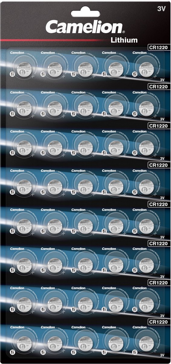 Camelion Lithium CR1220 3V blister 40