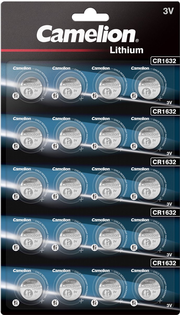 Camelion Lithium CR1632 3V blister 20