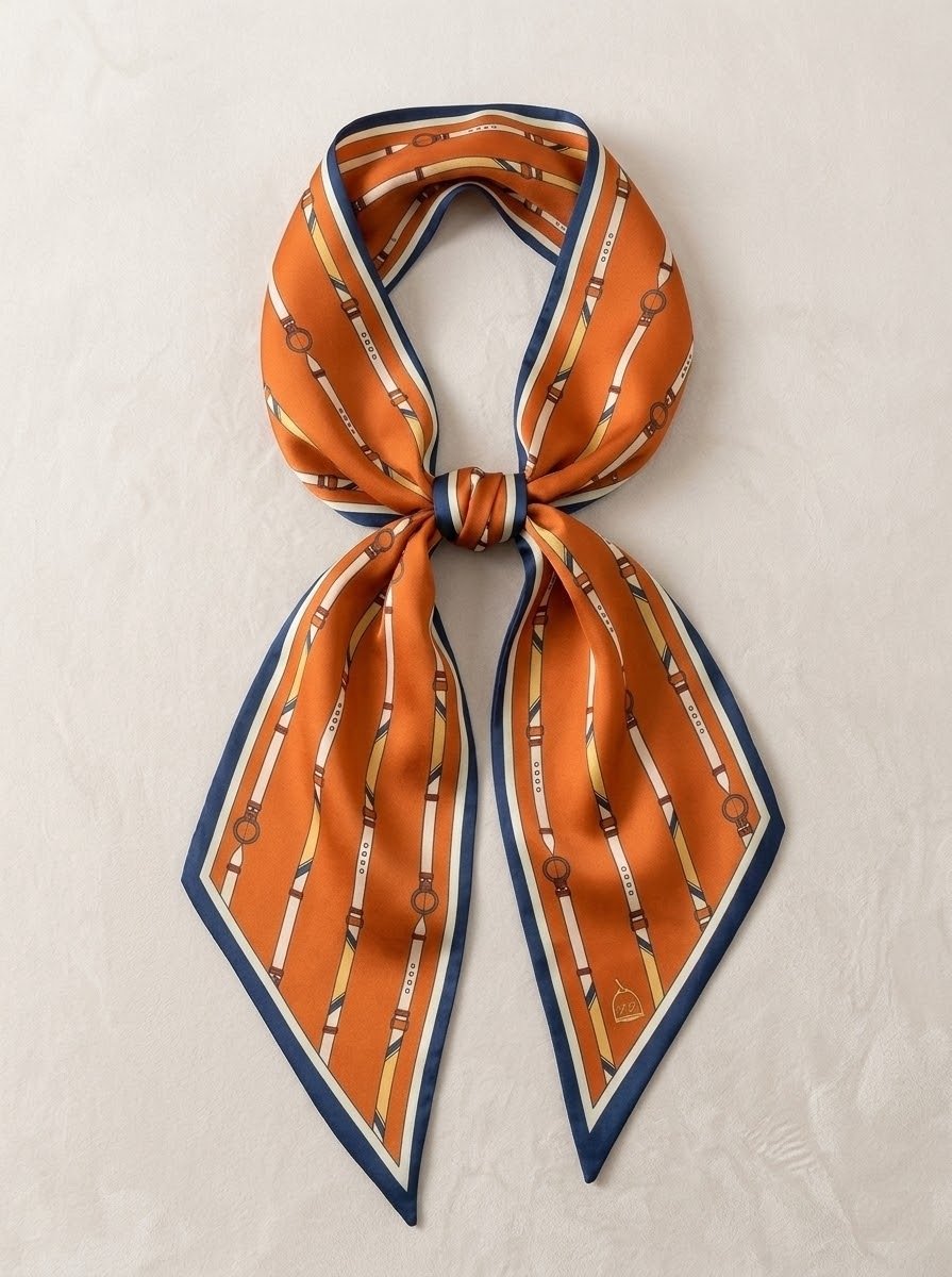 NEWI | Sjaaltjes Dames Klein - Sjaaltje Oranje - Sjaaltje WK 2026 - Koningsdag kleding - Satijnen Bandana - Koningsdag accessoires