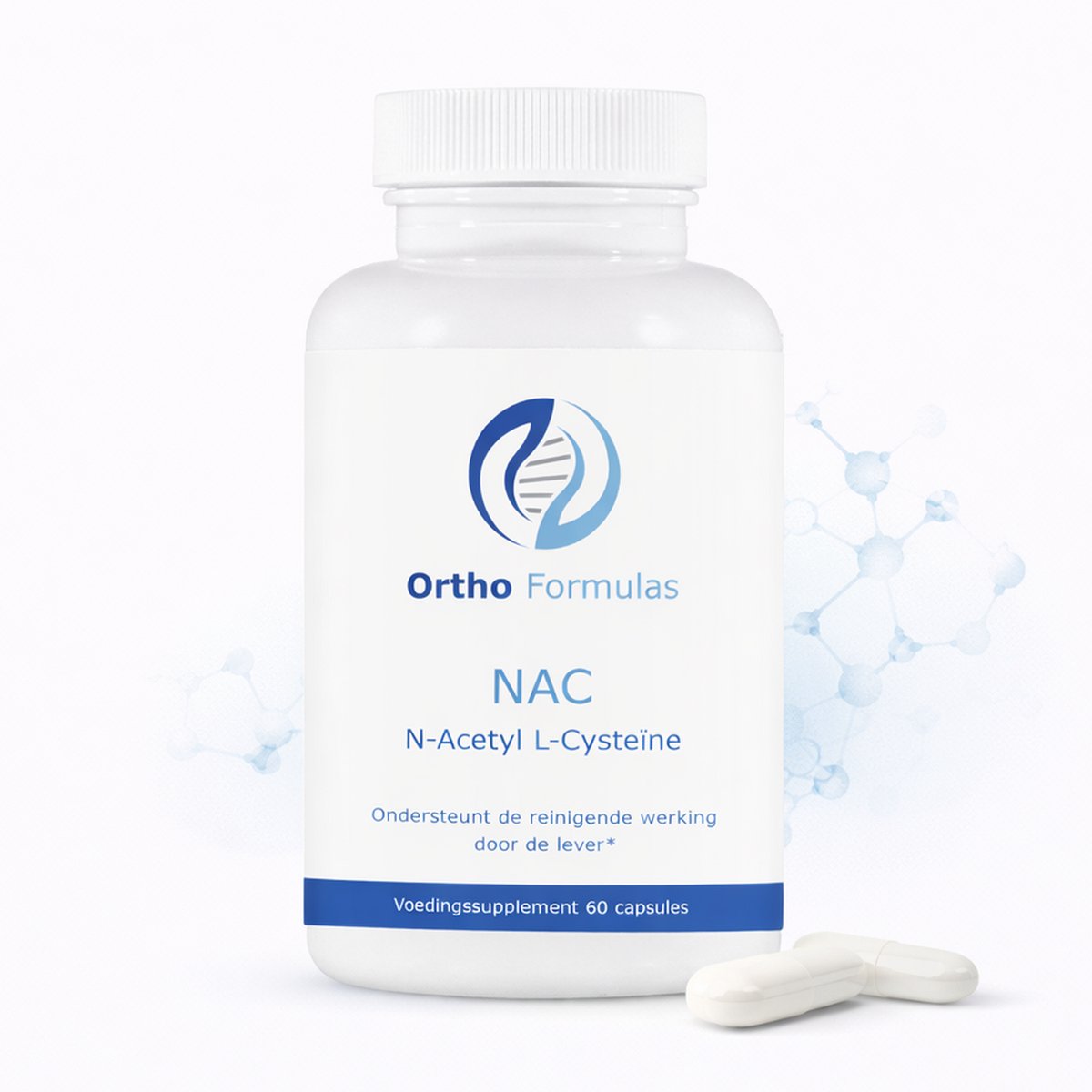 NAC Capsules – Detox, Antioxidant & Afweersysteem – 450 mg – 60 Vegan Capsules