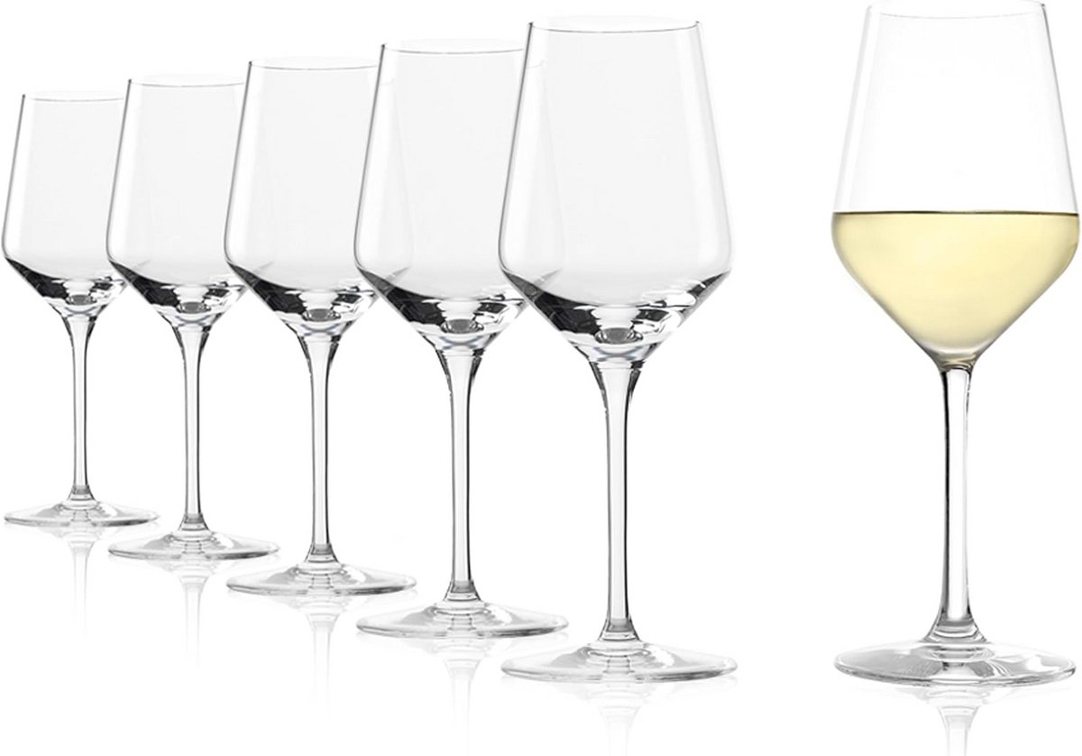 Drinkglazen Set van 6 - Perfect voor Wijn, Champagne en Mousserende Wijnen