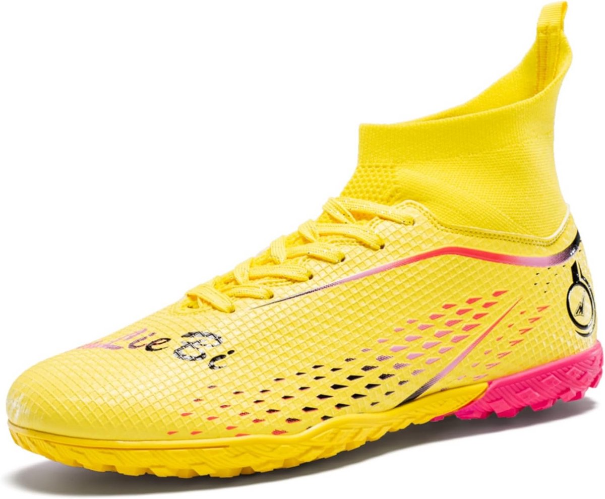 Heren hoge voetbalschoenen voor jeugd - Outdoor training en turf trainers