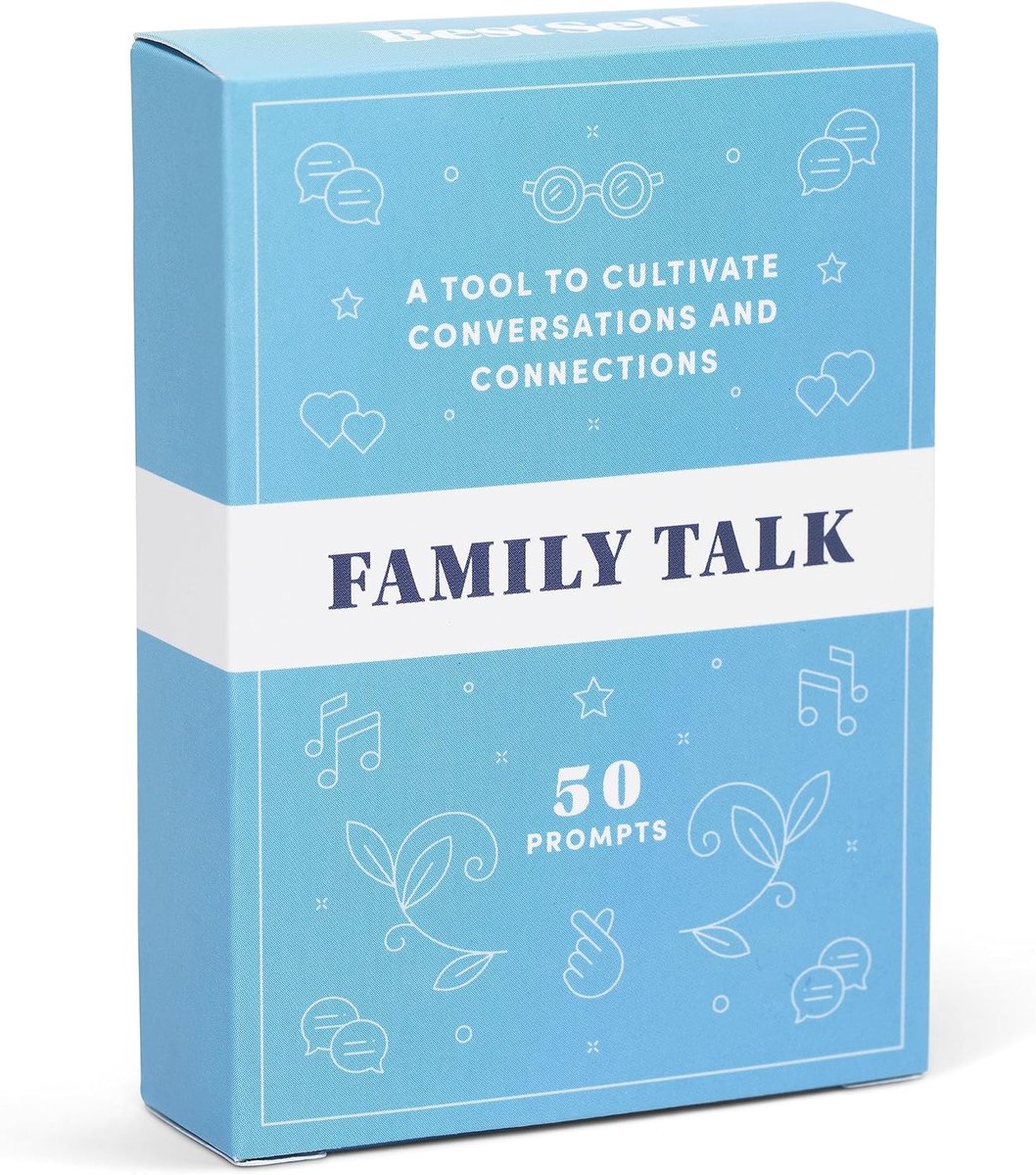 Gesprekskaarten Familie – 50 Vragen Startkaarten voor Kinderen en Volwassenen | Familie Spel