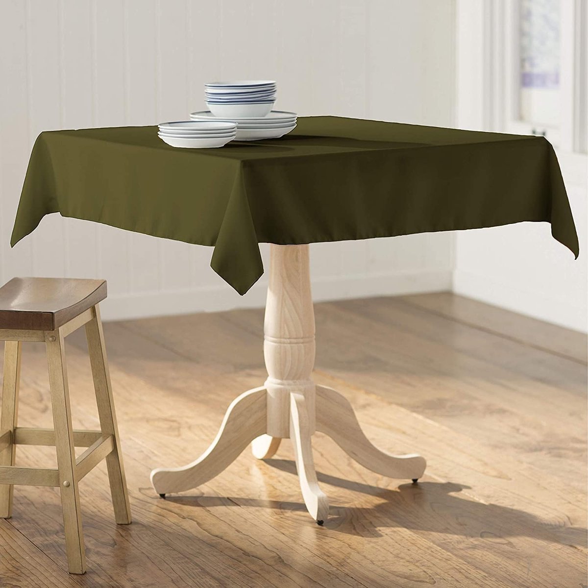 Polyester Poplin Tafellaken - Bourgondië - 147 cm x 147 cm