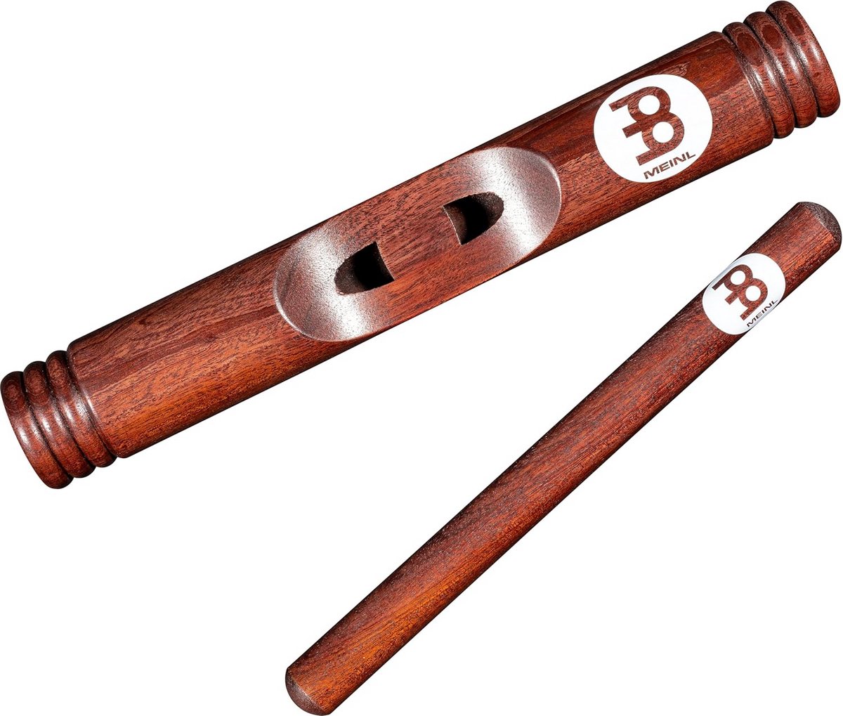 Cilindrische Houten Claves voor Percussie - Muziekinstrument van Walnoot