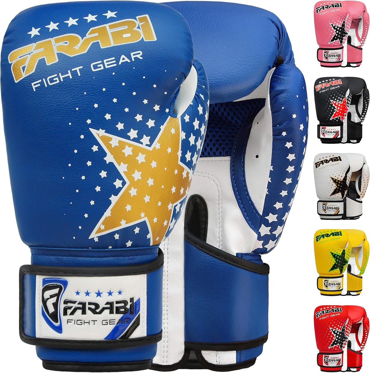 Kinderbokshandschoenen voor jongens en meisjes - 6 oz - Perfect voor MMA, Muay Thai en training (leeftijd 5-10 jaar)