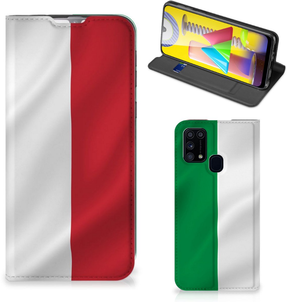 Samsung Galaxy M31 Standcase Italië