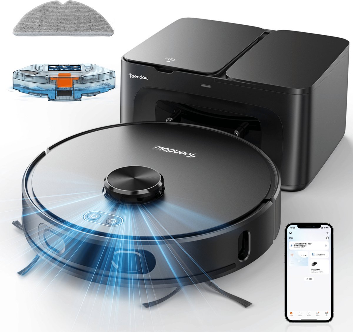 BOTA Trading D65S MAX Robotstofzuiger met Dweilfunctie - BOTA Trading - €199,95