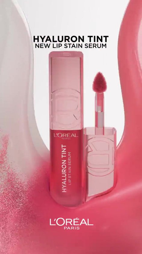 L'Oréal Paris Hyaluron Tint Lipstain - Langdurig hydraterend serum - 12 uur gewichtloze kleur - 601 Worth It