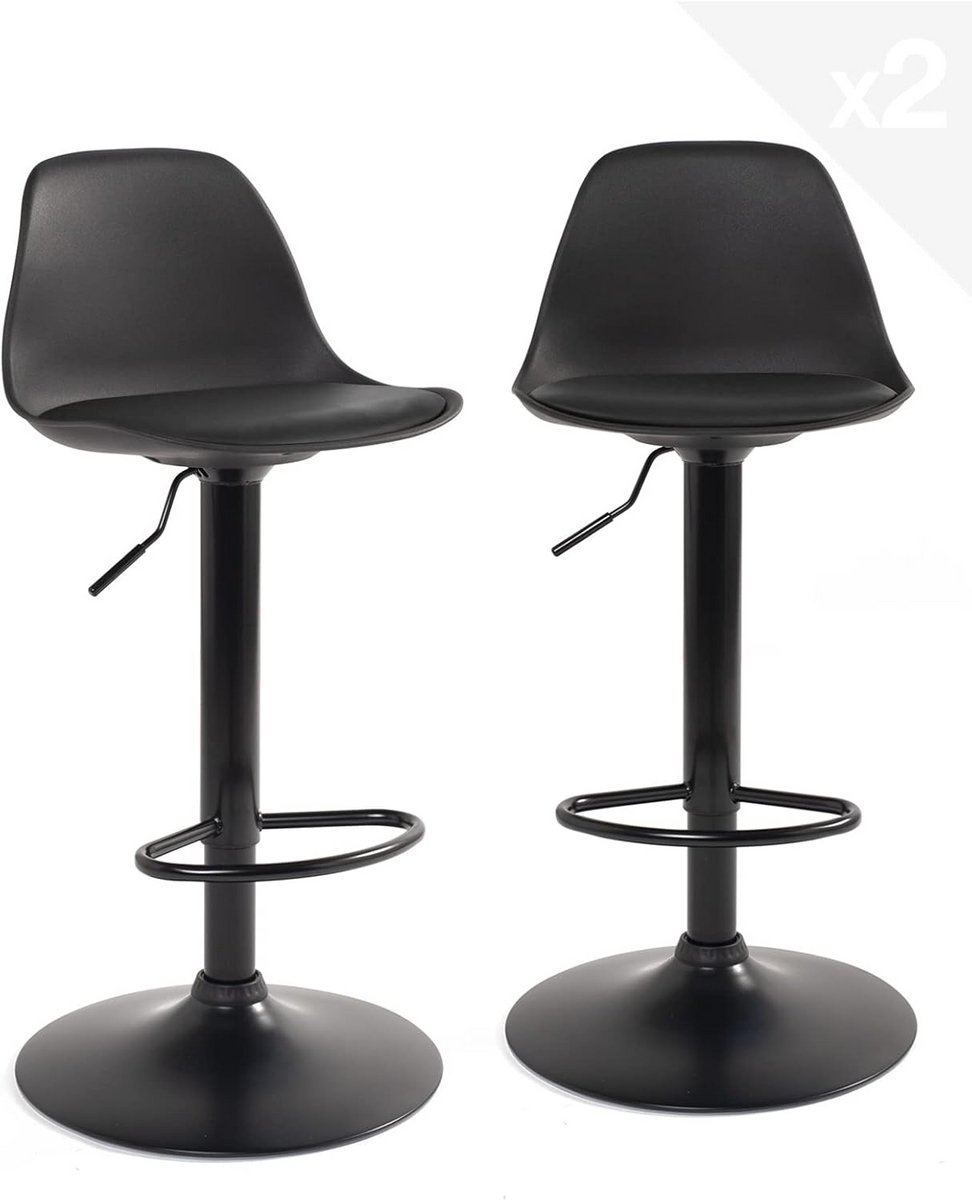 Verstelbare Barkrukken Set van 2 - Modern en Comfortabel