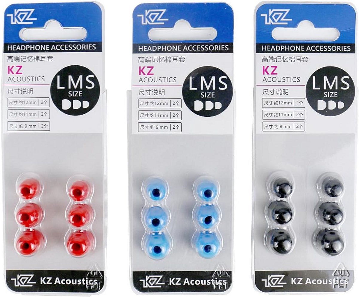 Vervanging Foam Oordopjes voor In-Ear Oortelefoon - Zwart