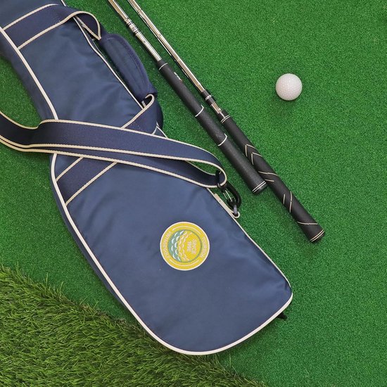 Lichtgewicht opvouwbare golftas voor 7-10 clubs met ritszak van Merkloos — afbeelding 5